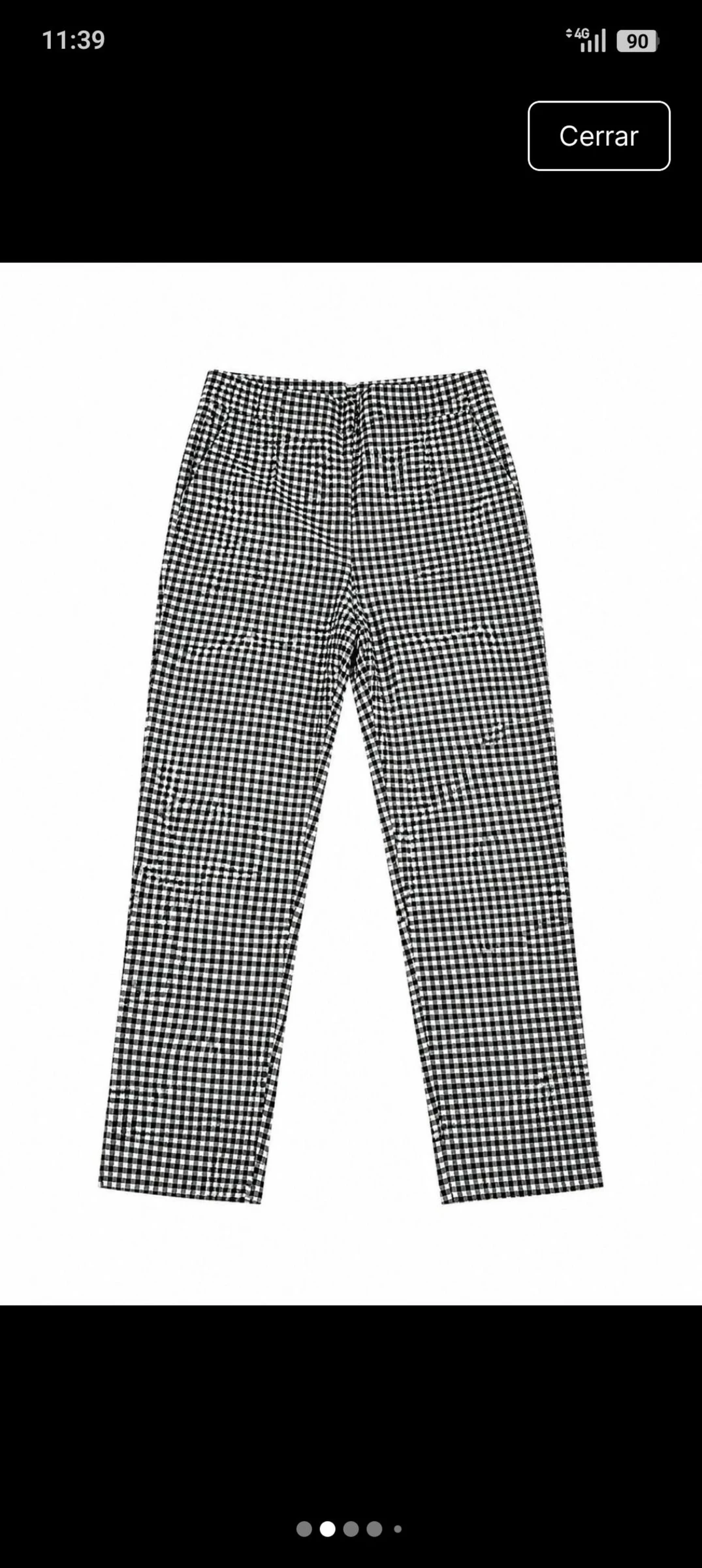 Pantalones a cuadros Vichy 